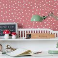 Rebel Dot, Peach Mural Wallpaper - room preview 04