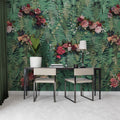 Unfading Flowers Mural Wallpaper - room preview 04