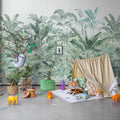 Pride Palms, Emerald Mural Wallpaper - room preview 04