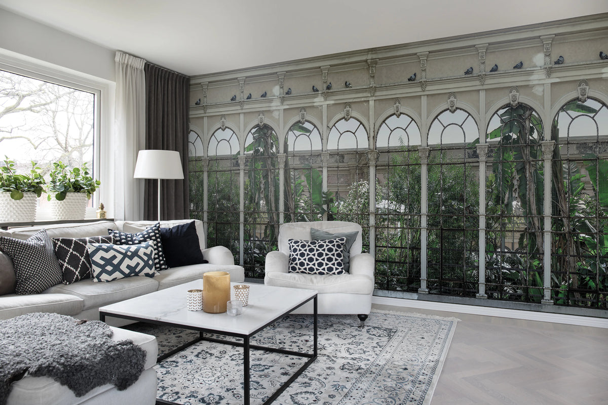 Dove Gardens Mural Wallpaper - room preview 04