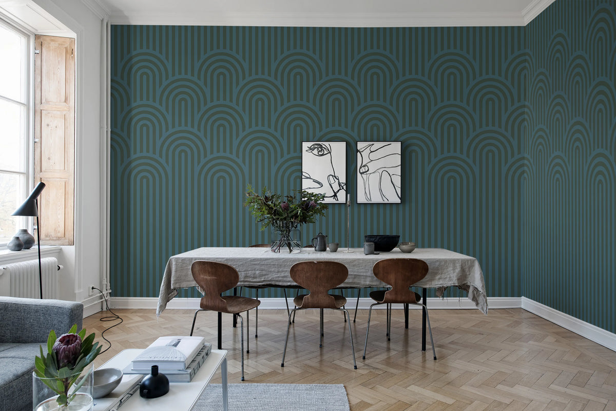 Happy Hills Mural Wallpaper - room preview 04