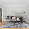 Lilla H Mural Wallpaper - room preview 04