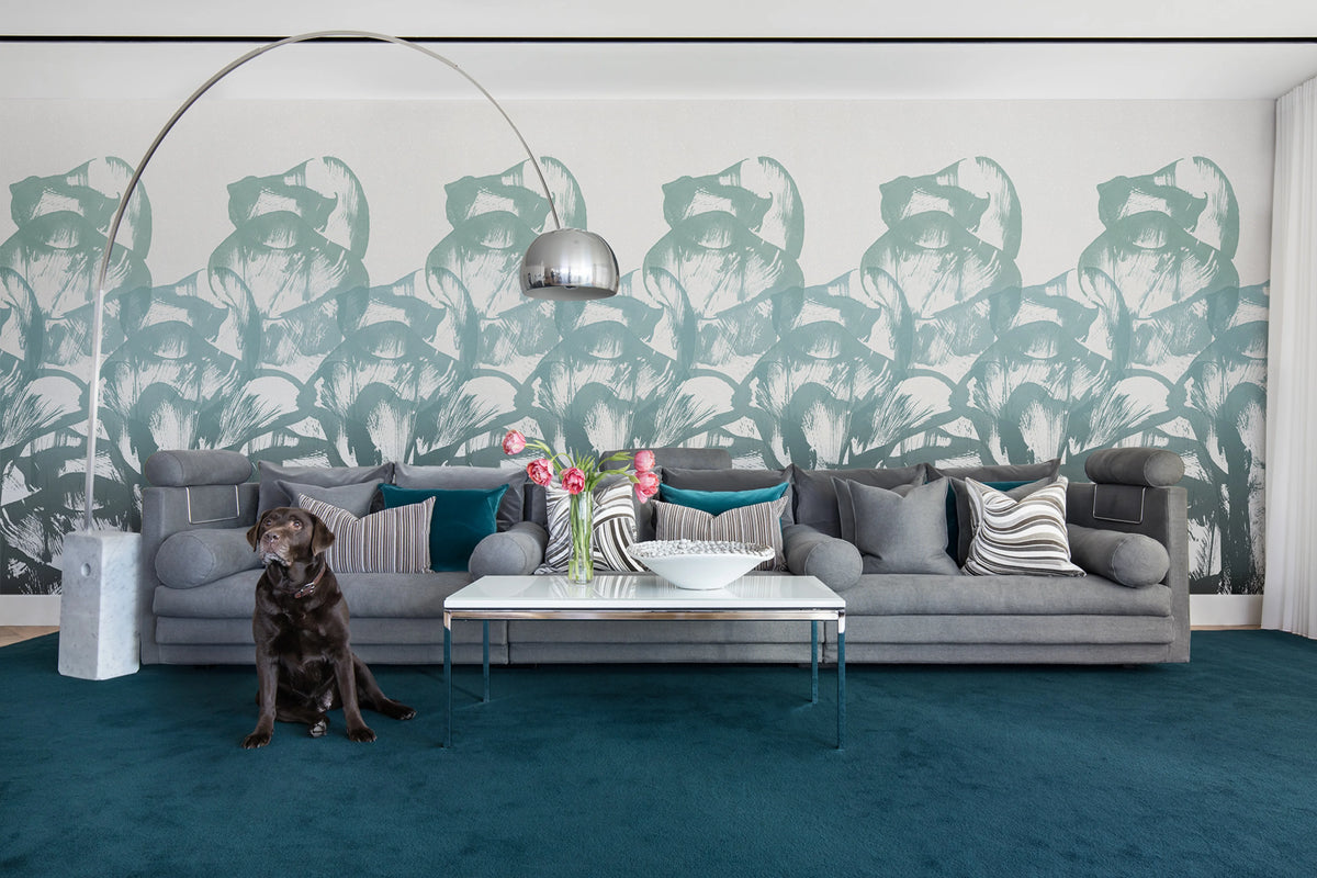 Fountain, Glacier Mural Wallpaper - room preview 04