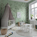 Chinoiserie Chic, Jade Mural Wallpaper - room preview 04