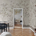 Chinoiserie Chic, Powder Beige Mural Wallpaper - room preview 04