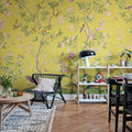 Chinoiserie Chic, Saffron Mural Wallpaper - room preview 04