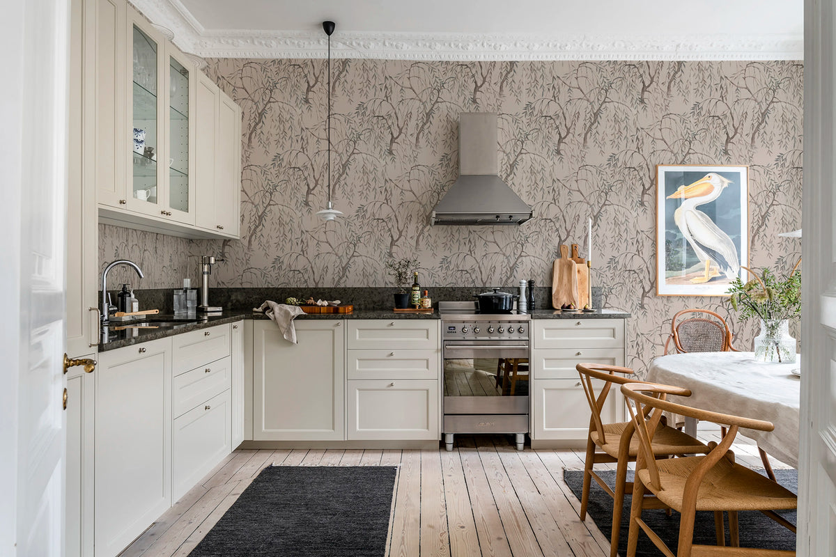 Weeping Willows Mural Wallpaper - room preview 04