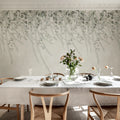 Lush Foliage, Sage Tint Mural Wallpaper - room preview 04