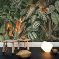 Mischievous Tigers, Lush Mural Wallpaper - room preview 04