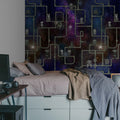 We are Robots, Stardust Mural Wallpaper - room preview 04