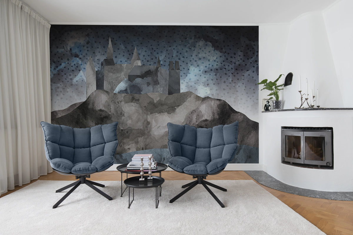 Cliff Castle Mural Wallpaper - room preview 04