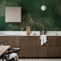 Opulence, Jade Mural Wallpaper - room preview 04