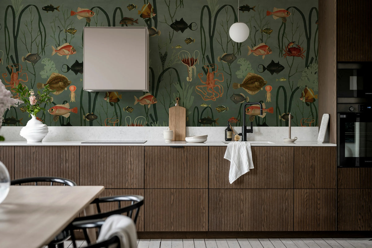 Aquatic Life, Oxygen Mural Wallpaper - room preview 04
