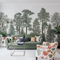 Scandinavian Bellewood, Frost Mural Wallpaper - room preview 04