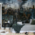 Dystopia Mural Wallpaper - room preview 04
