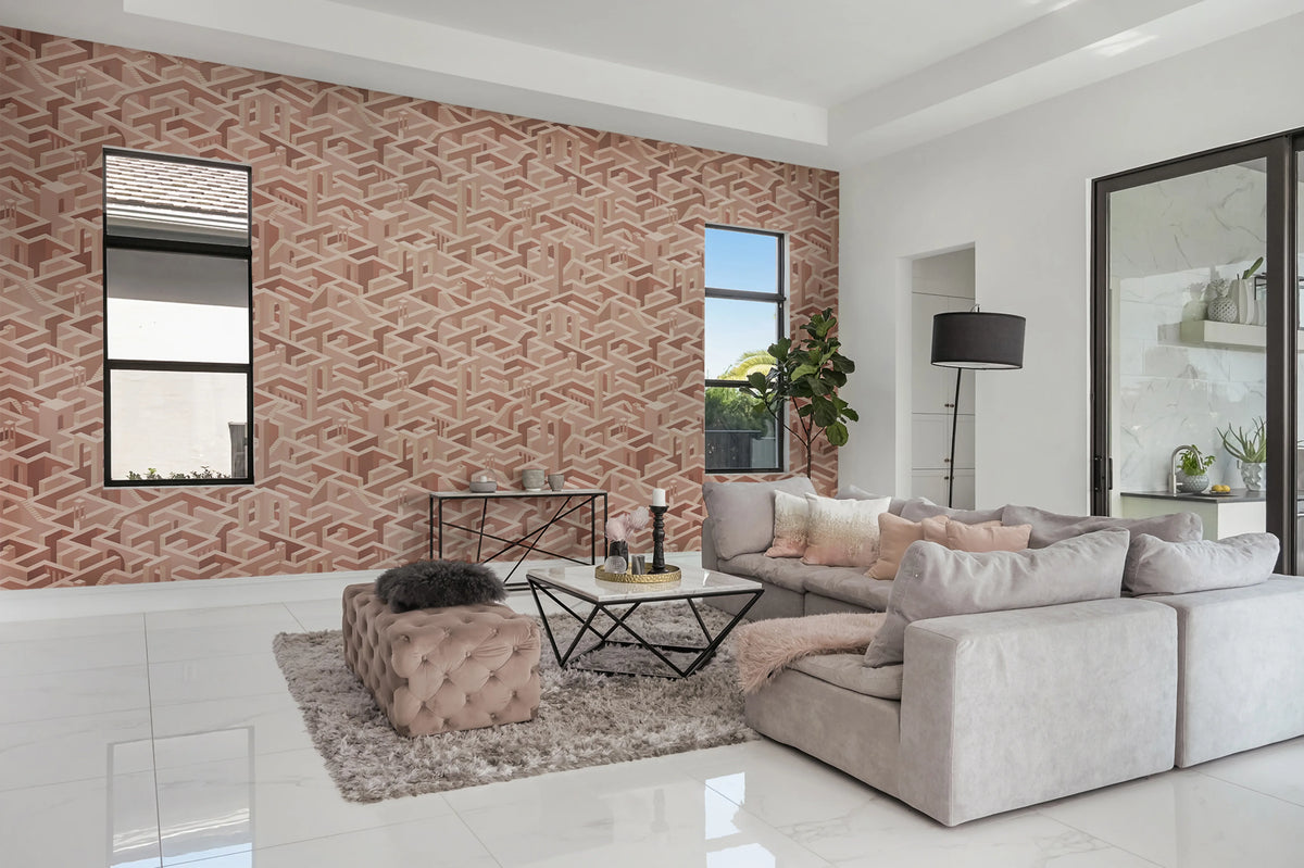 Metropolis, Maze Mural Wallpaper - room preview 04