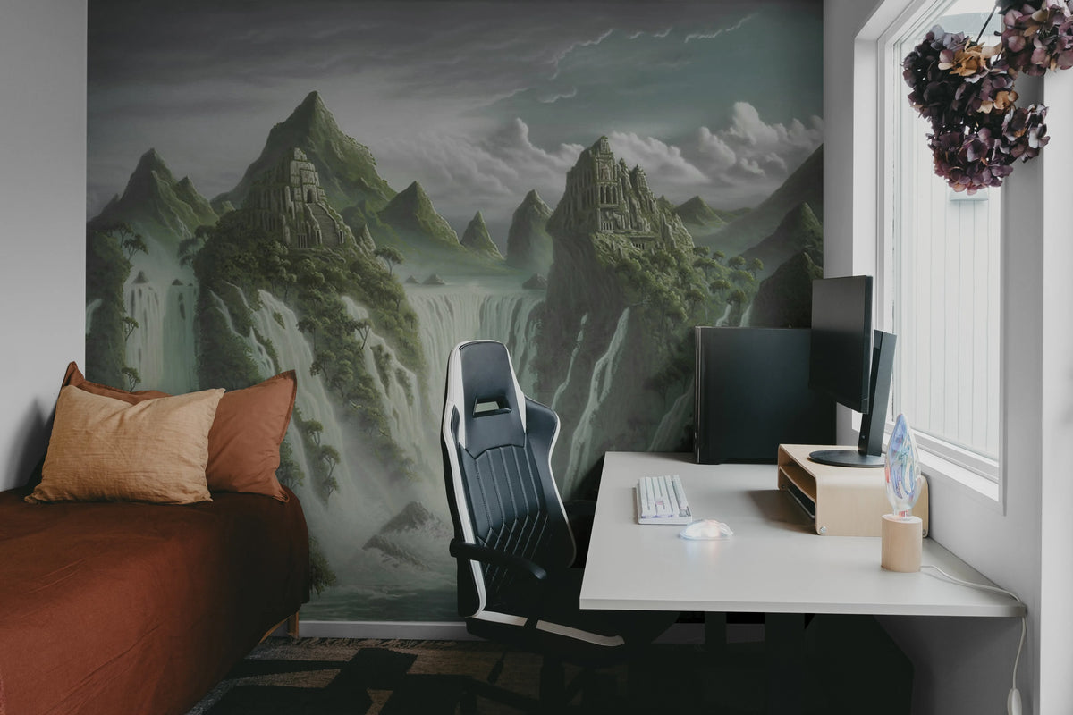 Fantasy World, Dusk Mural Wallpaper - room preview 04