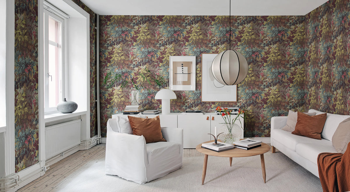 Anglessy, Plum Mural Wallpaper - room preview 04