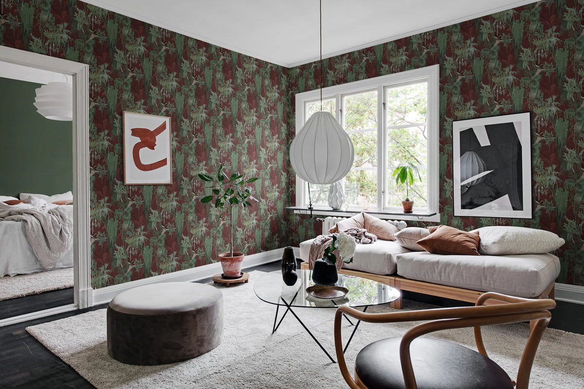 Madagascar, Rust Mural Wallpaper - room preview 04