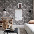 Saint Sebastian, Graphite Mural Wallpaper - room preview 04