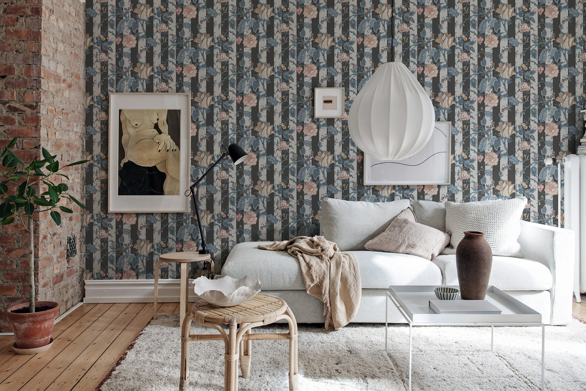 Soho, Slate Mural Wallpaper - room preview 04