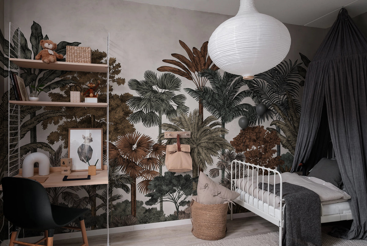Tropical Bellewood Mural Wallpaper - room preview 04