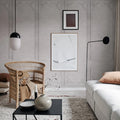 Harlow, Marble Mural Wallpaper - room preview 04