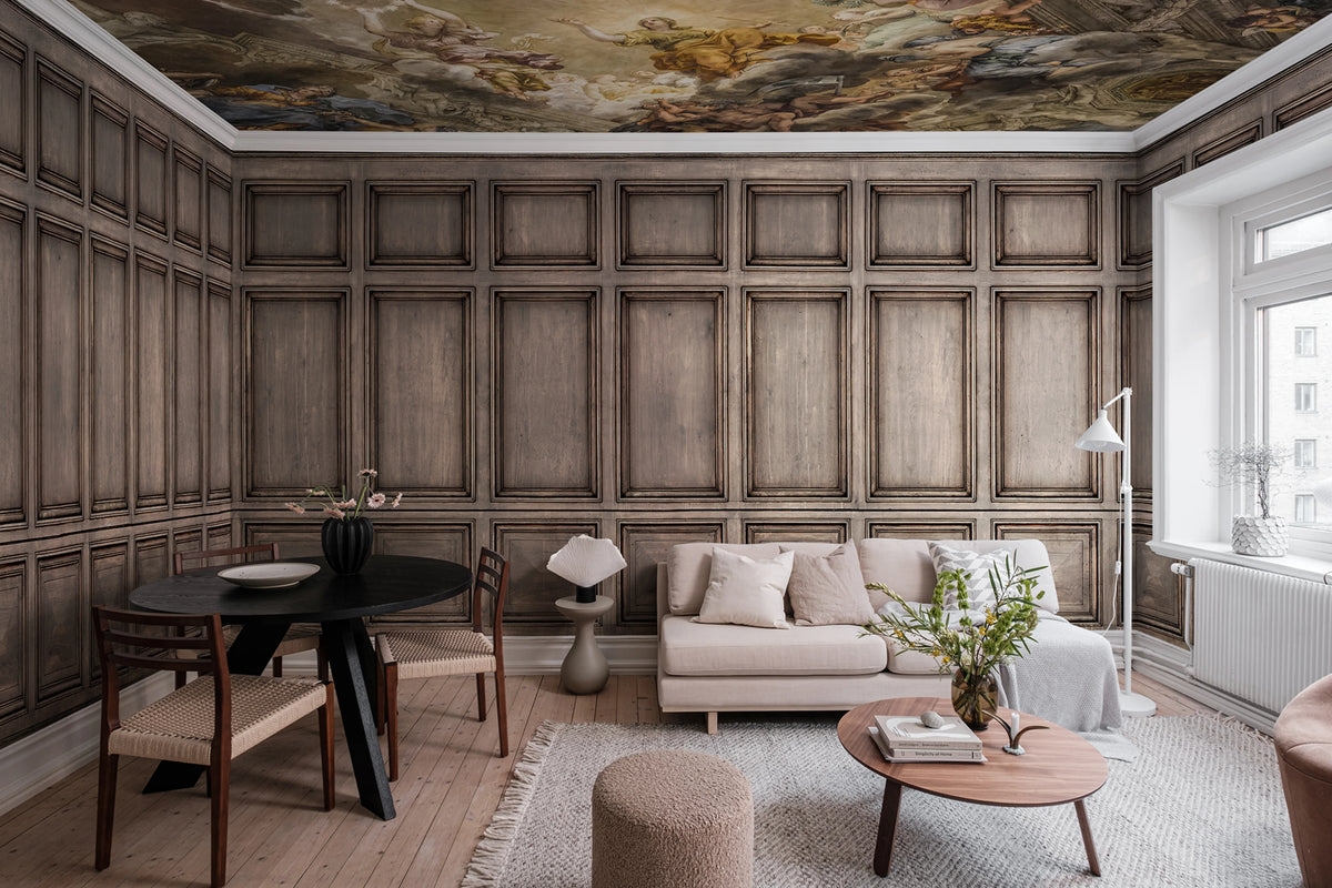 Oxford, Oak Mural Wallpaper - room preview 04