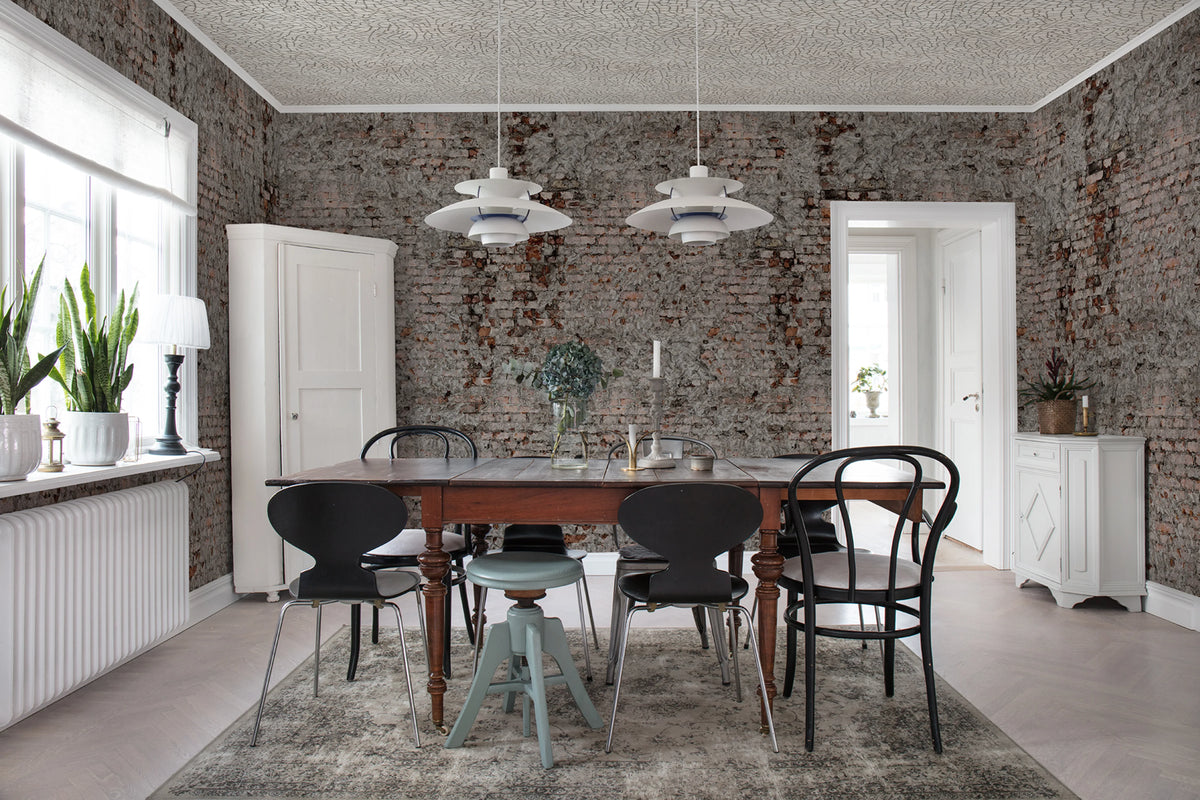 Barcelona, Rust Mural Wallpaper - room preview 04