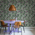 Peach Valley, Lilac Mural Wallpaper - room preview 04