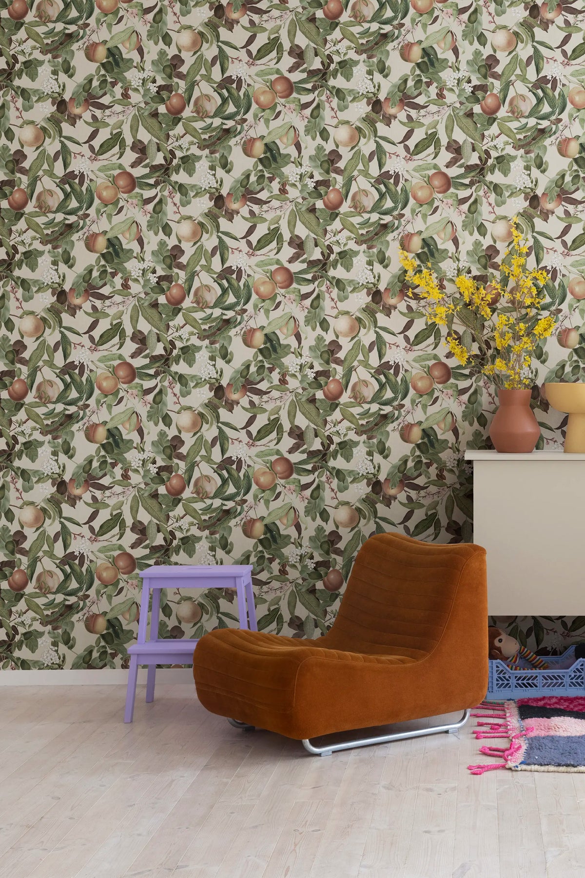 Peach Valley, Sand Mural Wallpaper - room preview 04