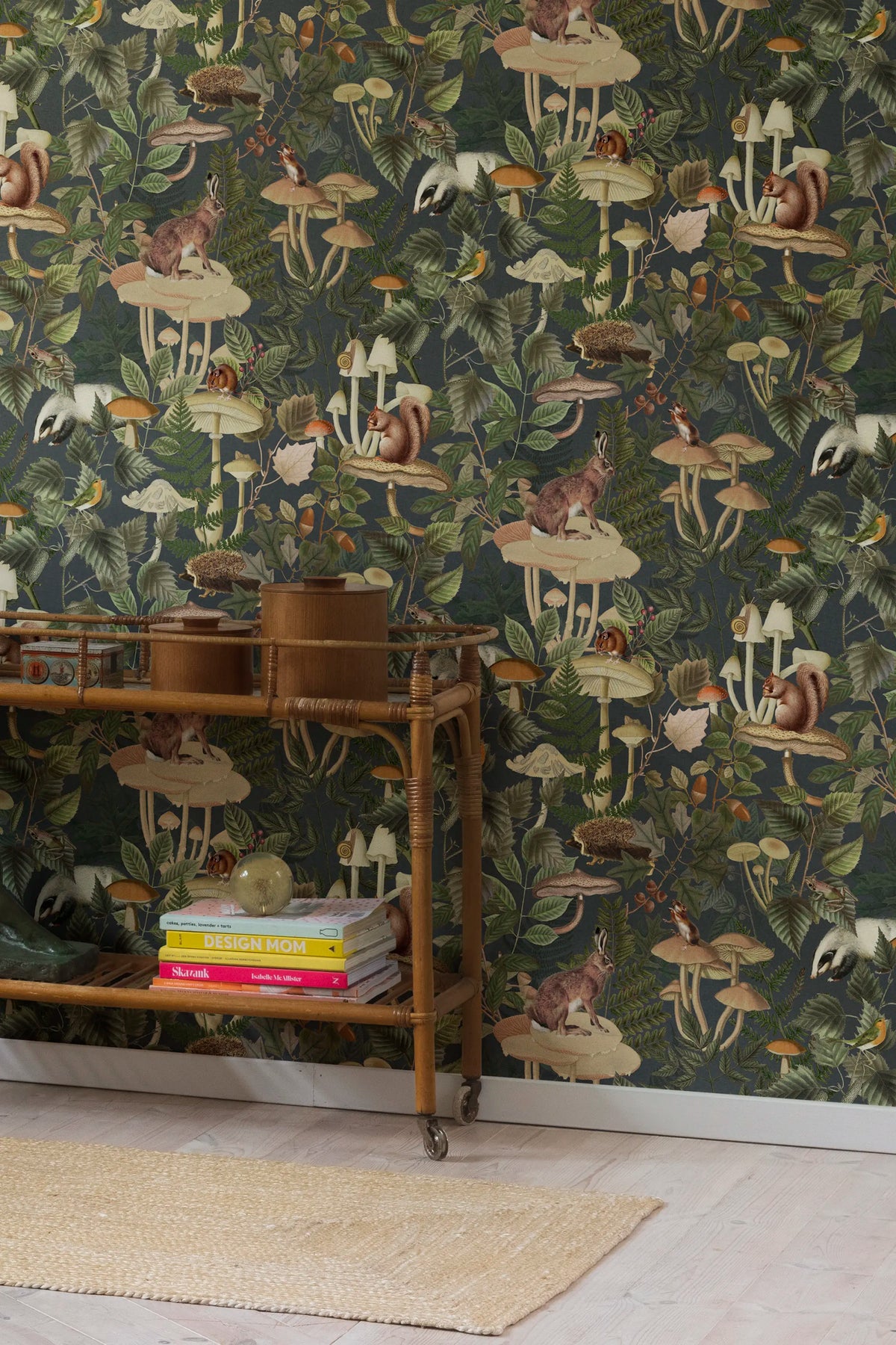 Wildlife Creek, Forest Green Mural Wallpaper - room preview 04
