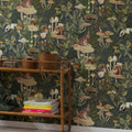 Wildlife Creek, Forest Green Mural Wallpaper - room preview 04