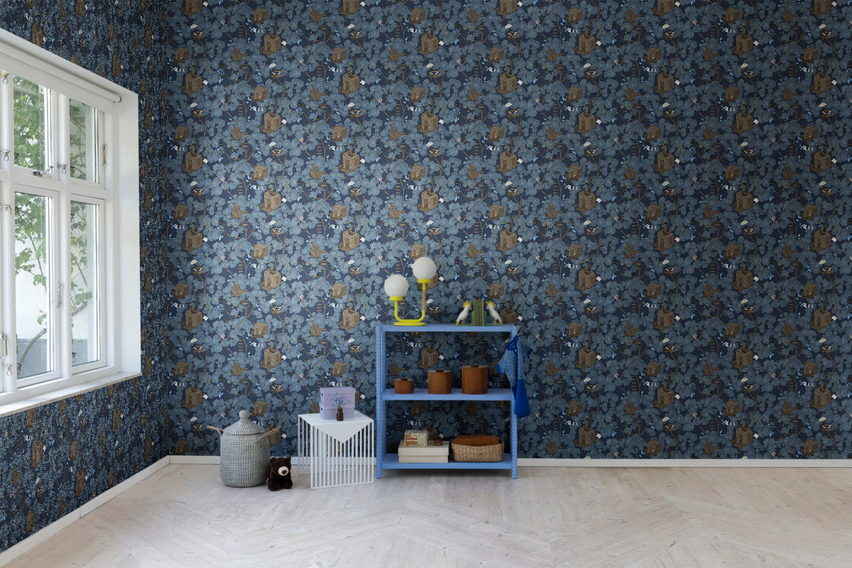 Treehouse, Night Mural Wallpaper - room preview 04