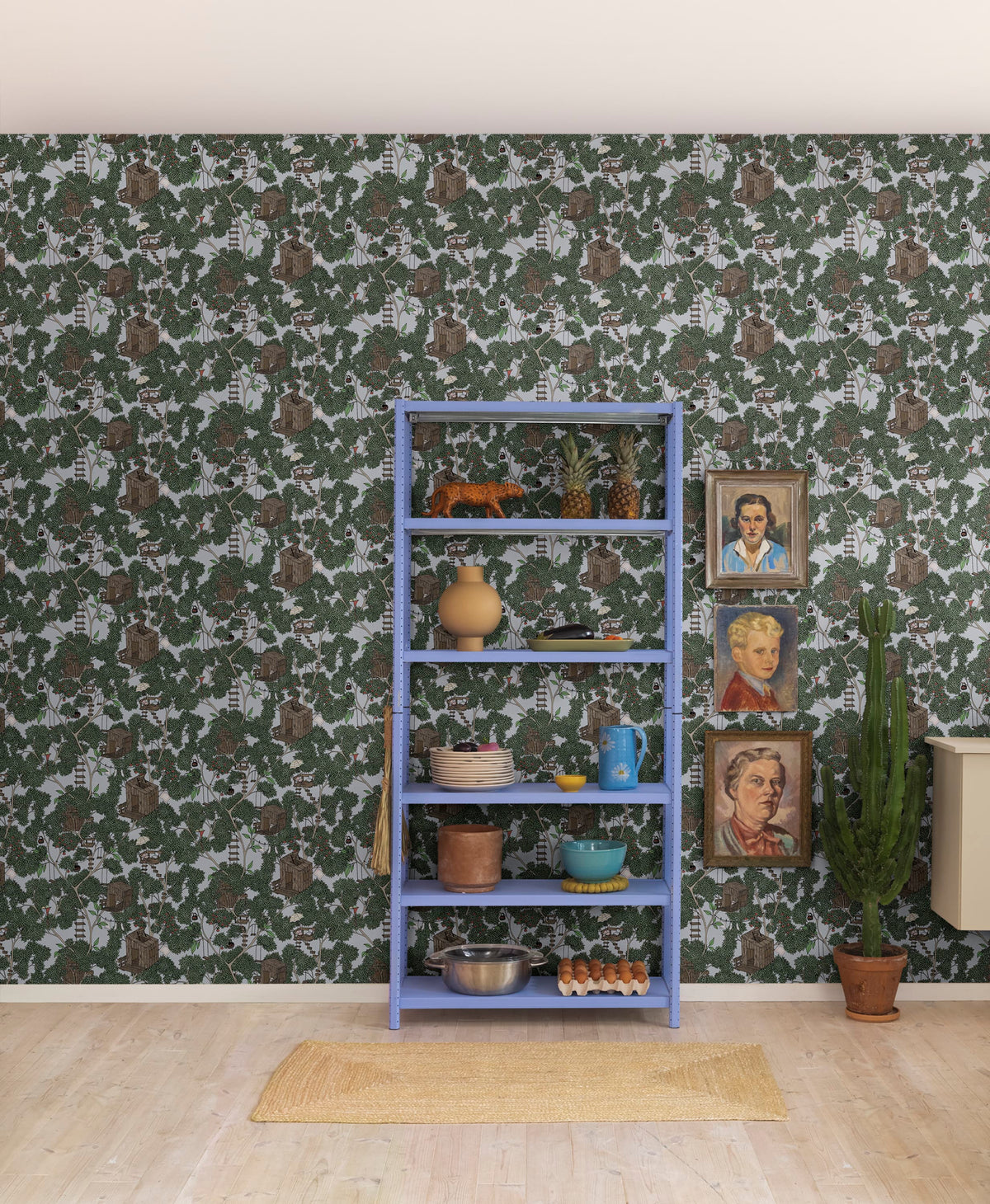 Treehouse, Summer Mural Wallpaper - room preview 04
