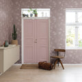 Planetarium, Pink Mural Wallpaper - room preview 04