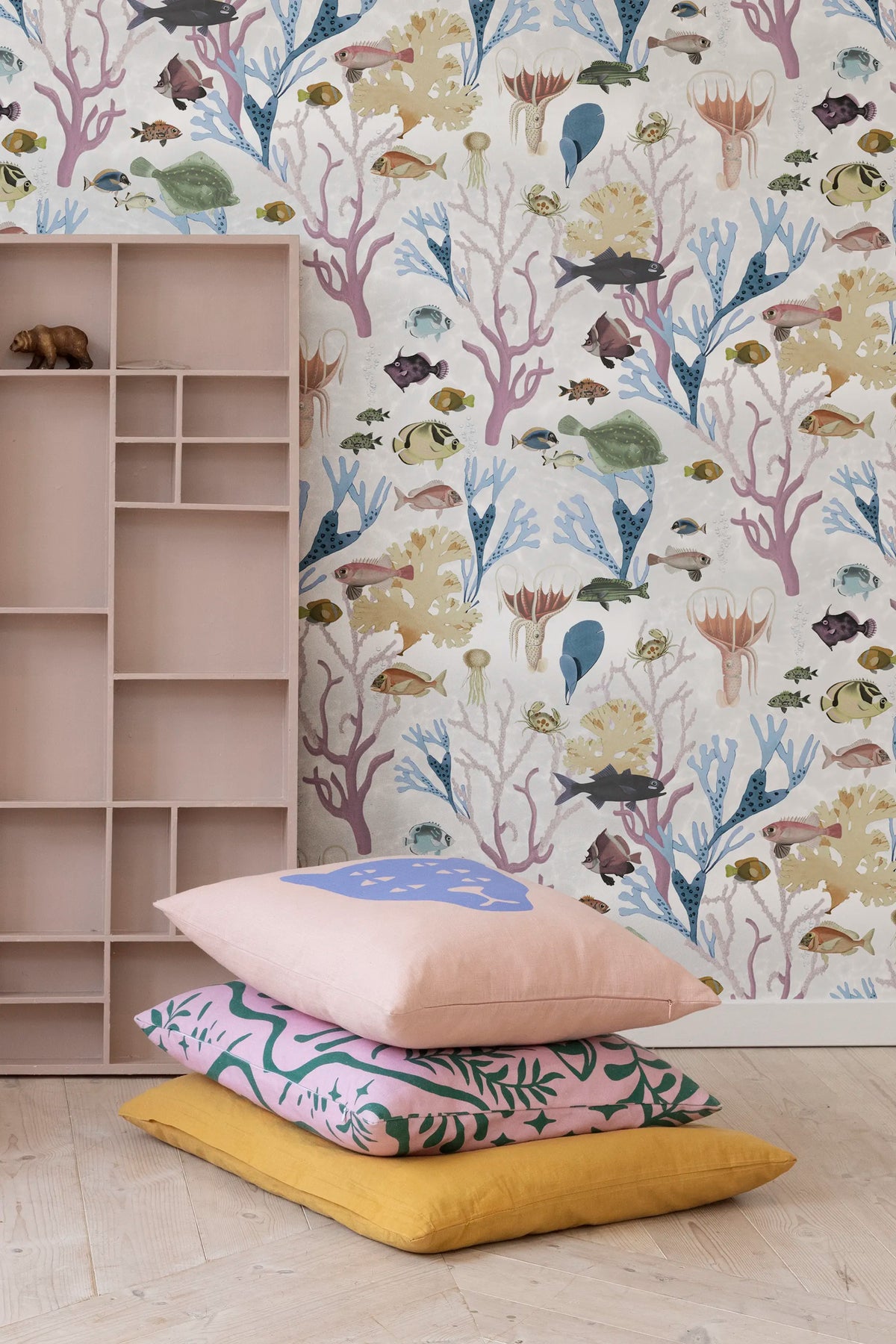 Aquarium, Pastel Mural Wallpaper - room preview 04