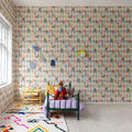 Circus Corner, Rainbow Mural Wallpaper - room preview 04