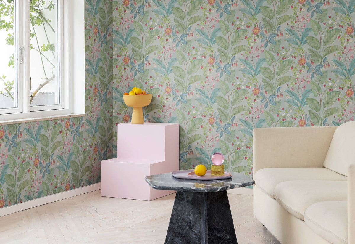Strawberry Lane, Summer Mural Wallpaper - room preview 04