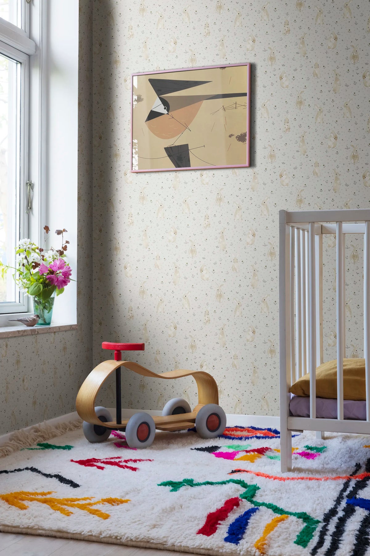 Bunny Field, Sand Mural Wallpaper - room preview 04