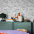 Dream Town, Graphite Mural Wallpaper - room preview 04