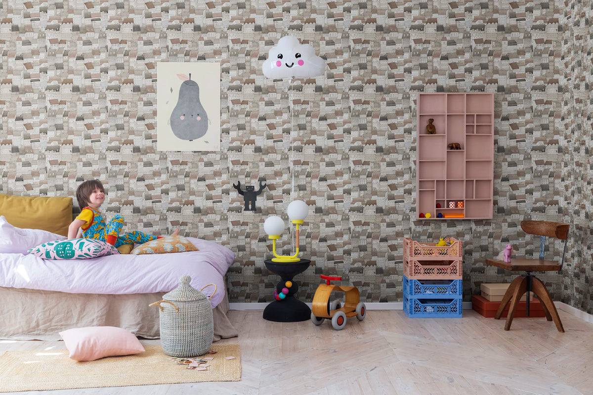 Dream Town, Sand Mural Wallpaper - room preview 04