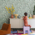 Pixie Shore, Mint Mural Wallpaper - room preview 04