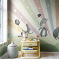 Circus Pastel Mural Wallpaper - room preview 04