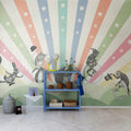 Circus, Rainbow Mural Wallpaper - room preview 04