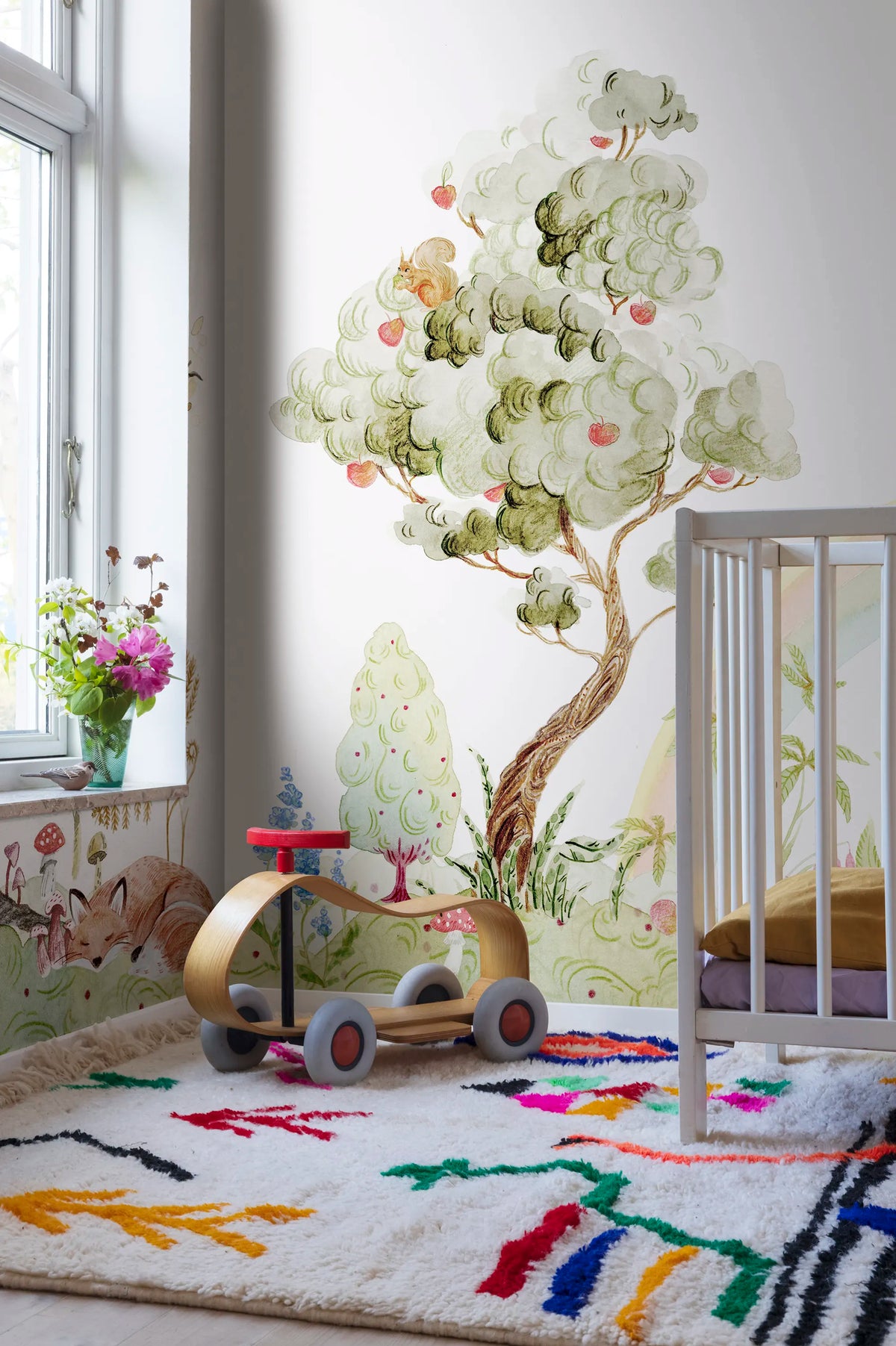 Unicorn Dream, Rainbow Mural Wallpaper - room preview 04