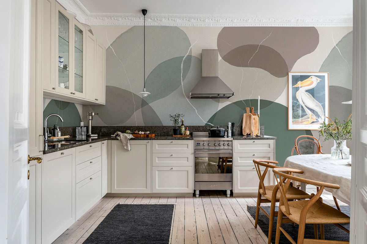 Floating, Soft Mural Wallpaper - room preview 04