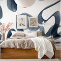 Waves, Ink Mural Wallpaper - room preview 04