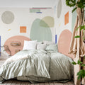 Geometry, Pastel Mural Wallpaper - room preview 04