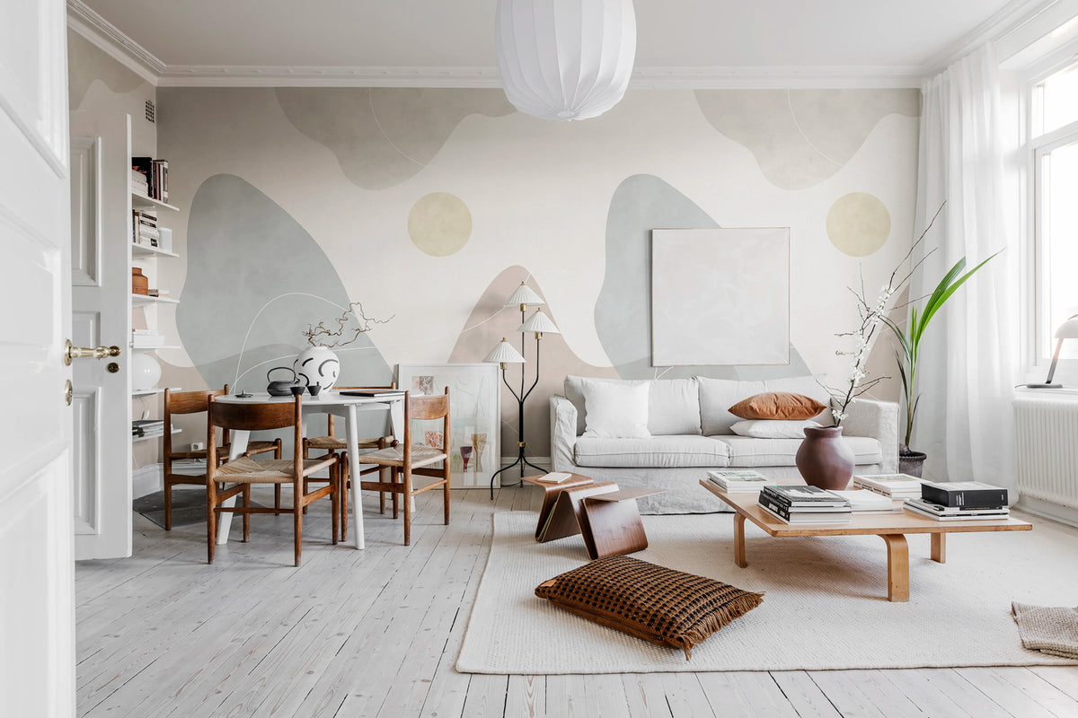 Terrain, Pastel Mural Wallpaper - room preview 04